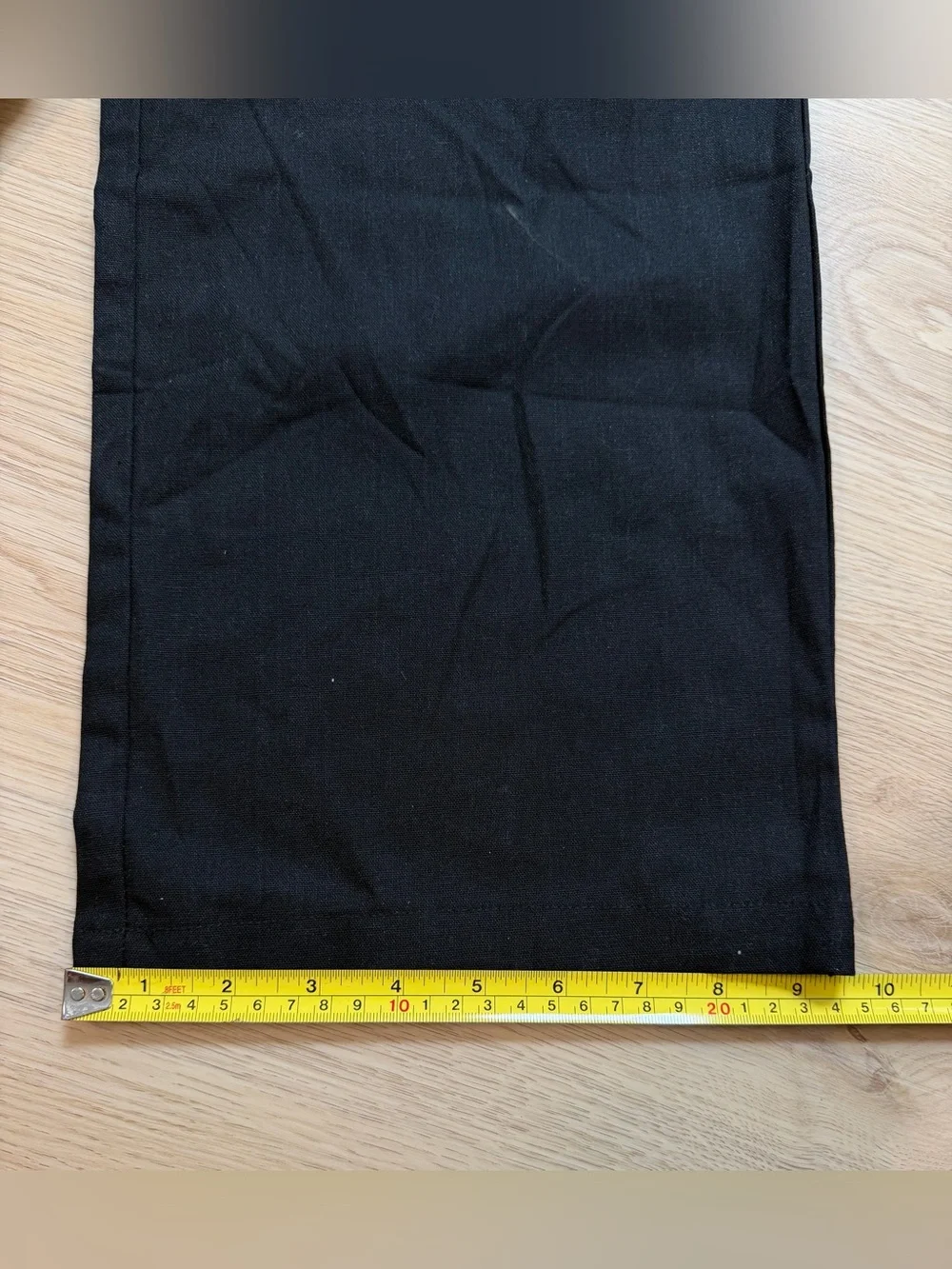 Coofandy Pants Mens Black Linen Blend Drawstring Elastic Waist  Size XL NWT